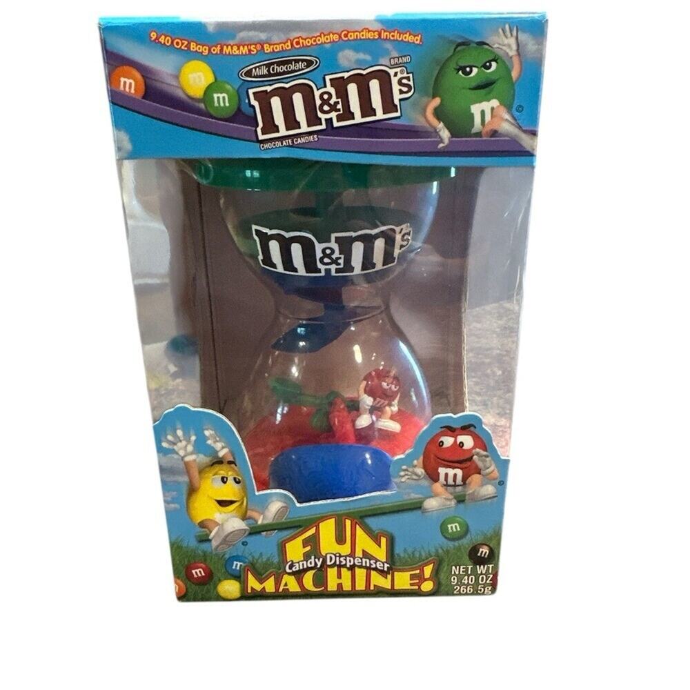 M&M's Fun Machine Slide Seesaw Candy Dispenser NIB